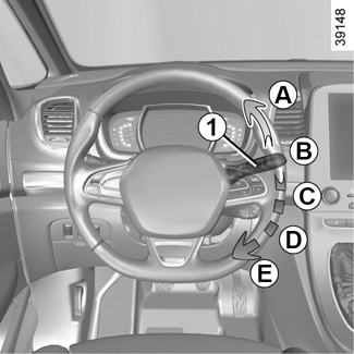 E-GUIDE.RENAULT.COM / Clio-5 / Prenditi cura del tuo veicolo (tergivetri) /  TERGIVETRO, LAVAVETRO ANTERIORE